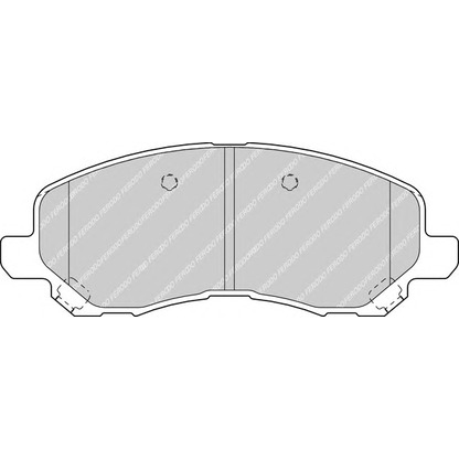 Photo Brake Pad Set, disc brake FERODO FDB1621