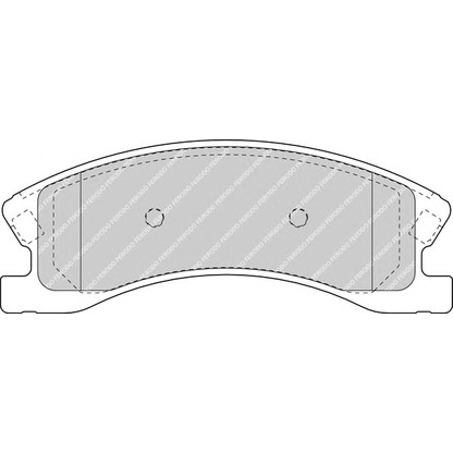 Фото Комплект тормозных колодок, дисковый тормоз FERODO FDB1659