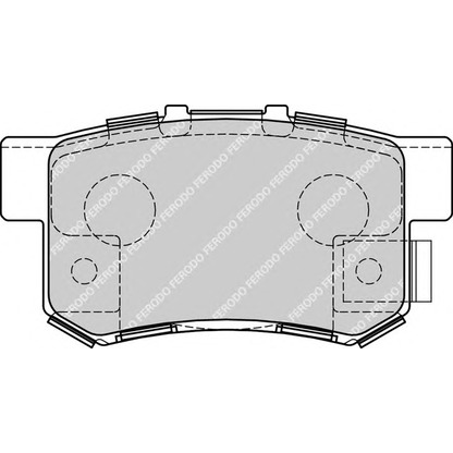 Foto Bremsbelagsatz, Scheibenbremse FERODO FDB1679