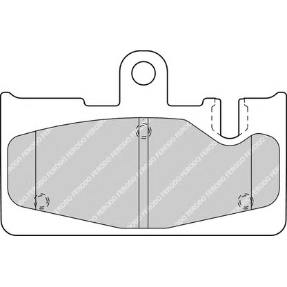 Photo Brake Pad Set, disc brake FERODO FDB1689