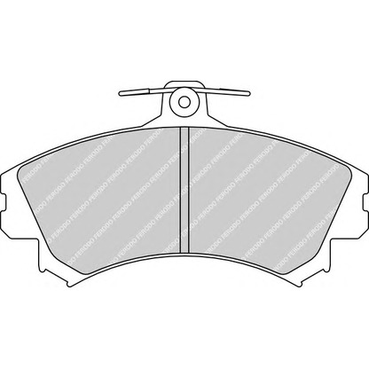 Photo Brake Pad Set, disc brake FERODO FDB1738