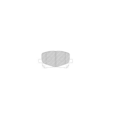Zdjęcie Zestaw klocków hamulcowych, hamulce tarczowe FERODO FDB1752
