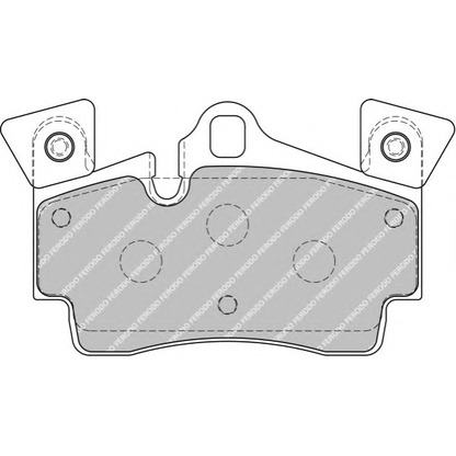 Photo Brake Pad Set, disc brake FERODO FDB1835