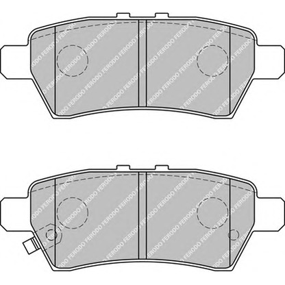 Zdjęcie Zestaw klocków hamulcowych, hamulce tarczowe FERODO FDB1882