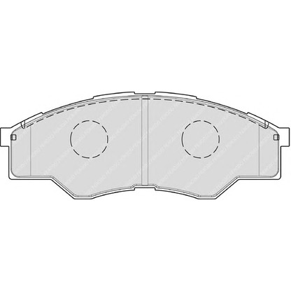 Photo Brake Pad Set, disc brake FERODO FDB1887