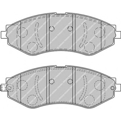 Photo Brake Pad Set, disc brake FERODO FDB1905