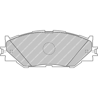 Photo Brake Pad Set, disc brake FERODO FDB1936