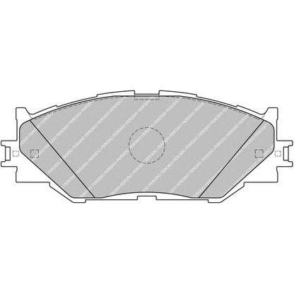 Photo Brake Pad Set, disc brake FERODO FDB1936