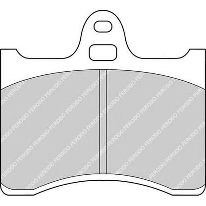 Photo Brake Pad Set, disc brake FERODO FDB196