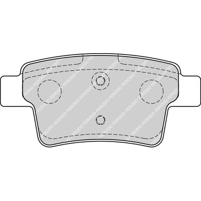 Photo Brake Pad Set, disc brake FERODO FDB1973