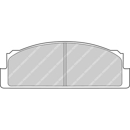 Photo Brake Pad Set, disc brake FERODO FDB22