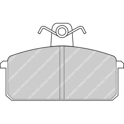 Zdjęcie Zestaw klocków hamulcowych, hamulce tarczowe FERODO FDB221
