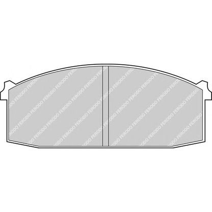 Foto Kit pastiglie freno, Freno a disco FERODO FDB225