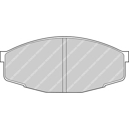 Zdjęcie Zestaw klocków hamulcowych, hamulce tarczowe FERODO FDB281