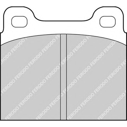 Photo Brake Pad Set, disc brake FERODO FDB2M