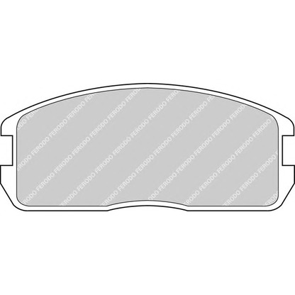 Photo Brake Pad Set, disc brake FERODO FDB357