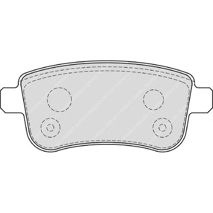 Photo Brake Pad Set, disc brake FERODO FDB4182