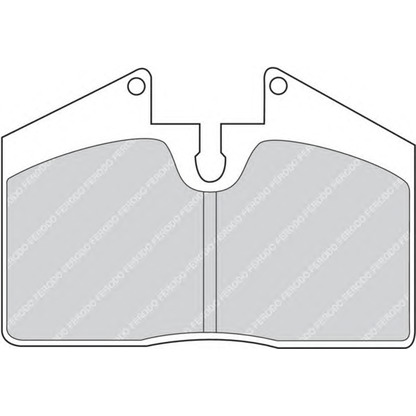 Photo Brake Pad Set, disc brake FERODO FDB451