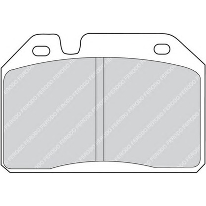 Photo Brake Pad Set, disc brake FERODO FDB46