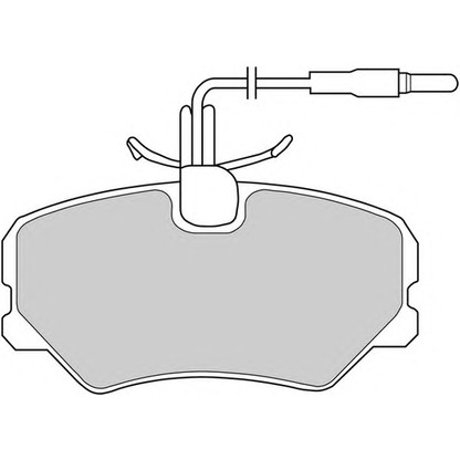 Photo Brake Pad Set, disc brake FERODO FDB540