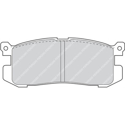 Фото Комплект тормозных колодок, дисковый тормоз FERODO FDB630