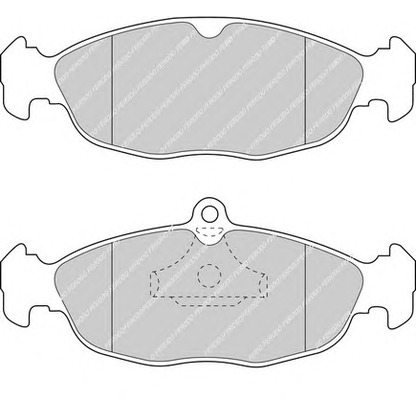 Zdjęcie Zestaw klocków hamulcowych, hamulce tarczowe FERODO FDB732
