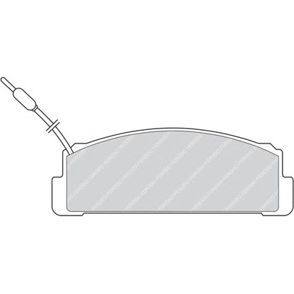 Zdjęcie Zestaw klocków hamulcowych, hamulce tarczowe FERODO FDB734