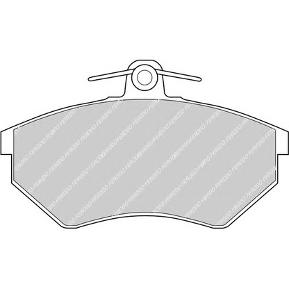 Photo Brake Pad Set, disc brake FERODO FDB774