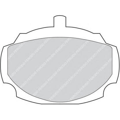 Photo Brake Pad Set, disc brake FERODO FDB823