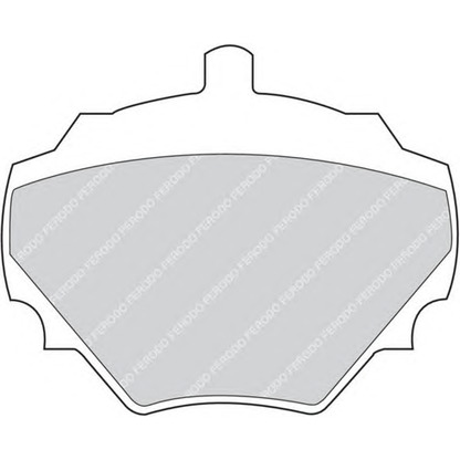 Photo Brake Pad Set, disc brake FERODO FDB844