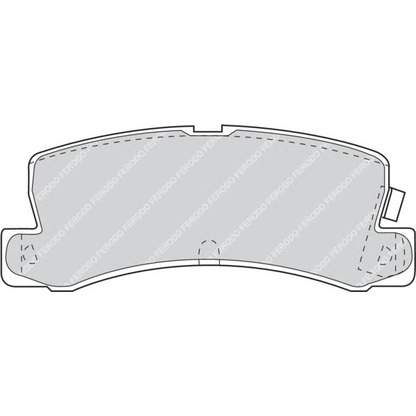 Photo Brake Pad Set, disc brake FERODO FDB848