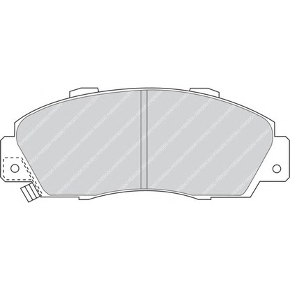 Фото Комплект тормозных колодок, дисковый тормоз FERODO FDB905