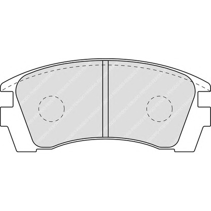 Photo Brake Pad Set, disc brake FERODO FDB940