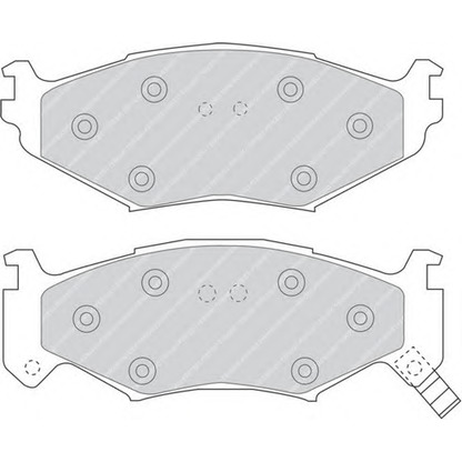 Photo Brake Pad Set, disc brake FERODO FDB977