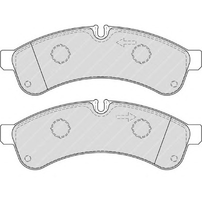 Photo Brake Pad Set, disc brake FERODO FVR4039