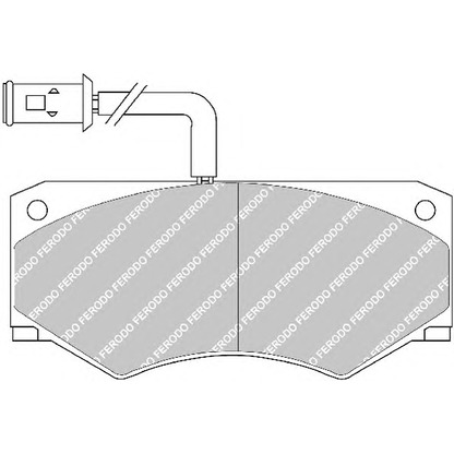 Foto Juego de pastillas de freno FERODO FVR709