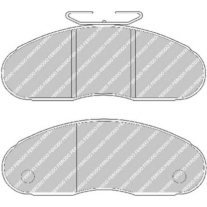 Photo Brake Pad Set, disc brake FERODO FVR791