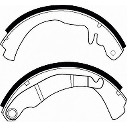 Photo Brake Shoe Set FERODO FSB33