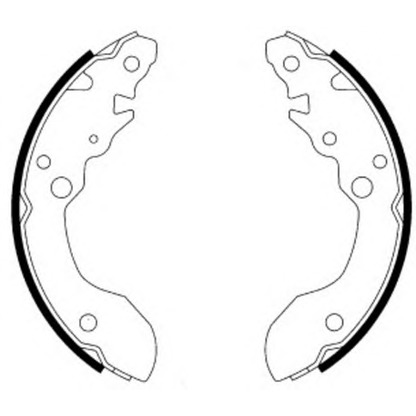 Photo Brake Shoe Set FERODO FSB579