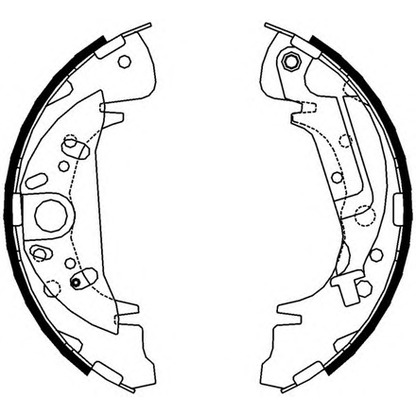 Photo Brake Shoe Set FERODO FSB608