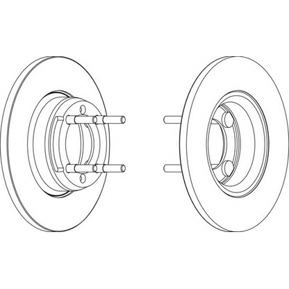 Photo Brake Disc FERODO DDF088