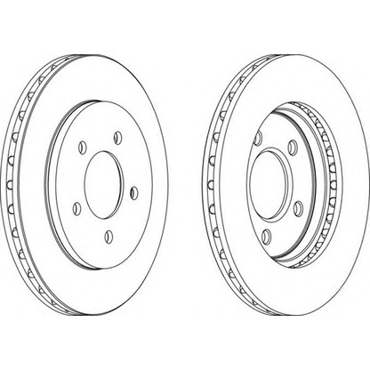 Photo Brake Disc FERODO DDF1058