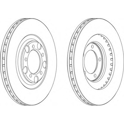 Photo Brake Disc FERODO DDF1071