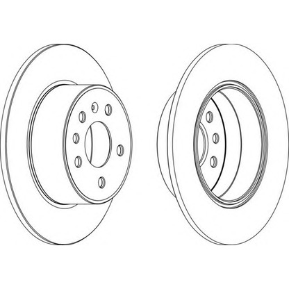 Photo Brake Disc FERODO DDF1083