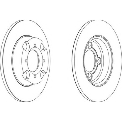 Photo Disque de frein FERODO DDF111