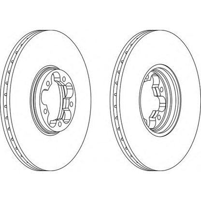 Фото Тормозной диск FERODO DDF1112