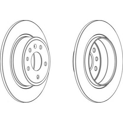 Photo Brake Disc FERODO DDF1116