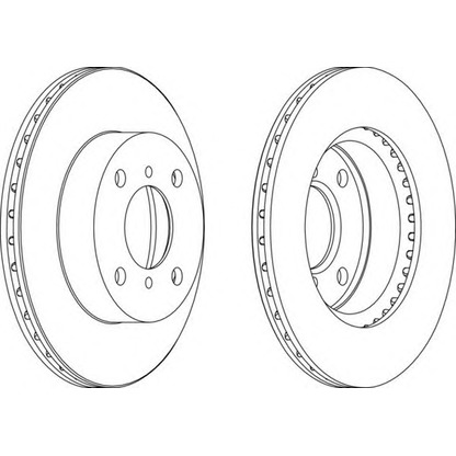 Photo Brake Disc FERODO DDF1117