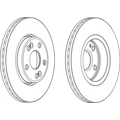 Photo Brake Disc FERODO DDF1123