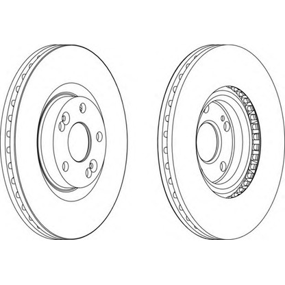 Photo Brake Disc FERODO DDF1139